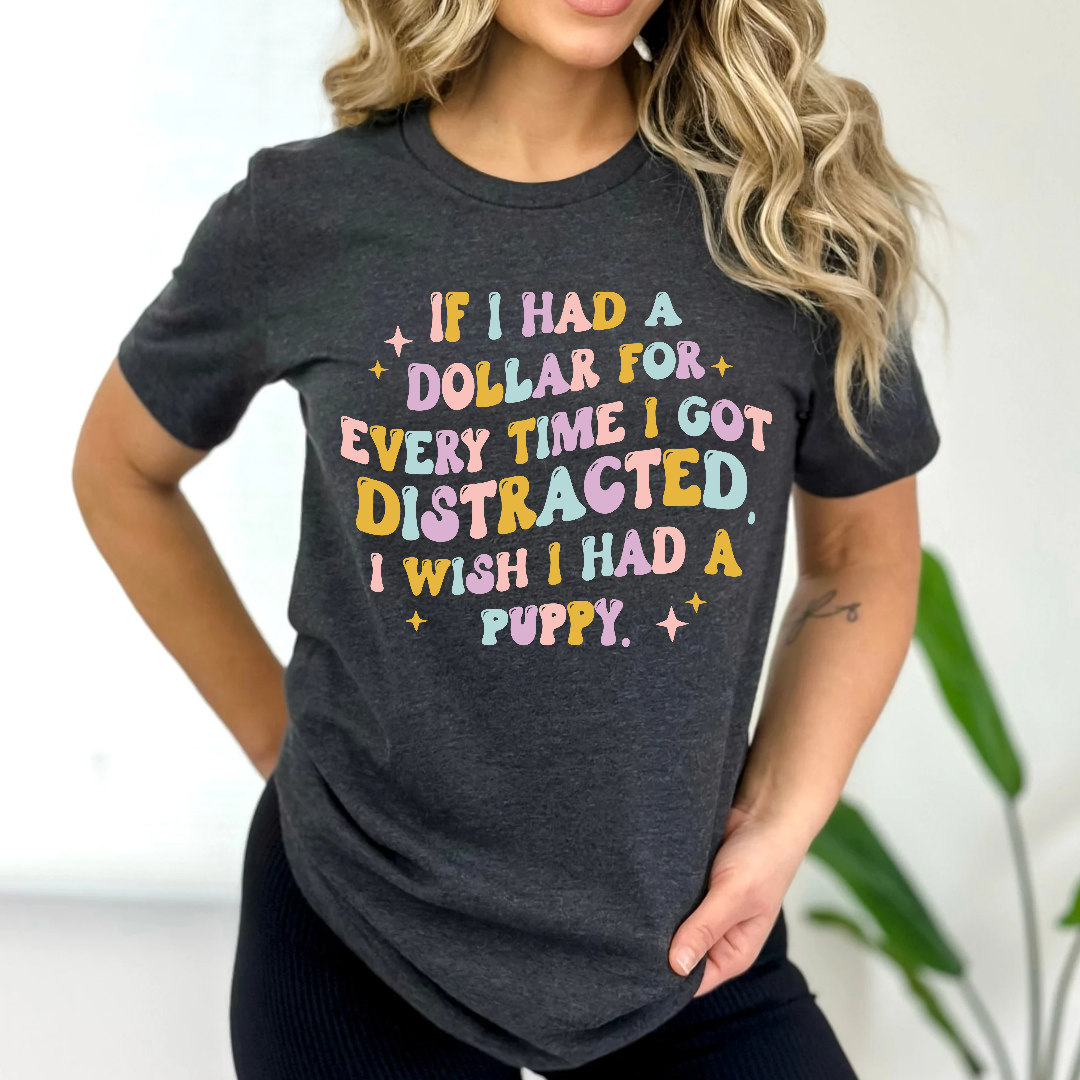 If I Had a Dollar Every Time I Got Distracted T-Shirt