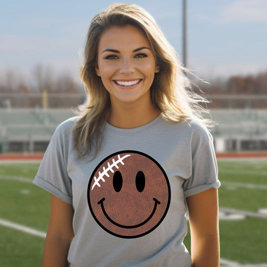 Football Happy Face T-Shirt
